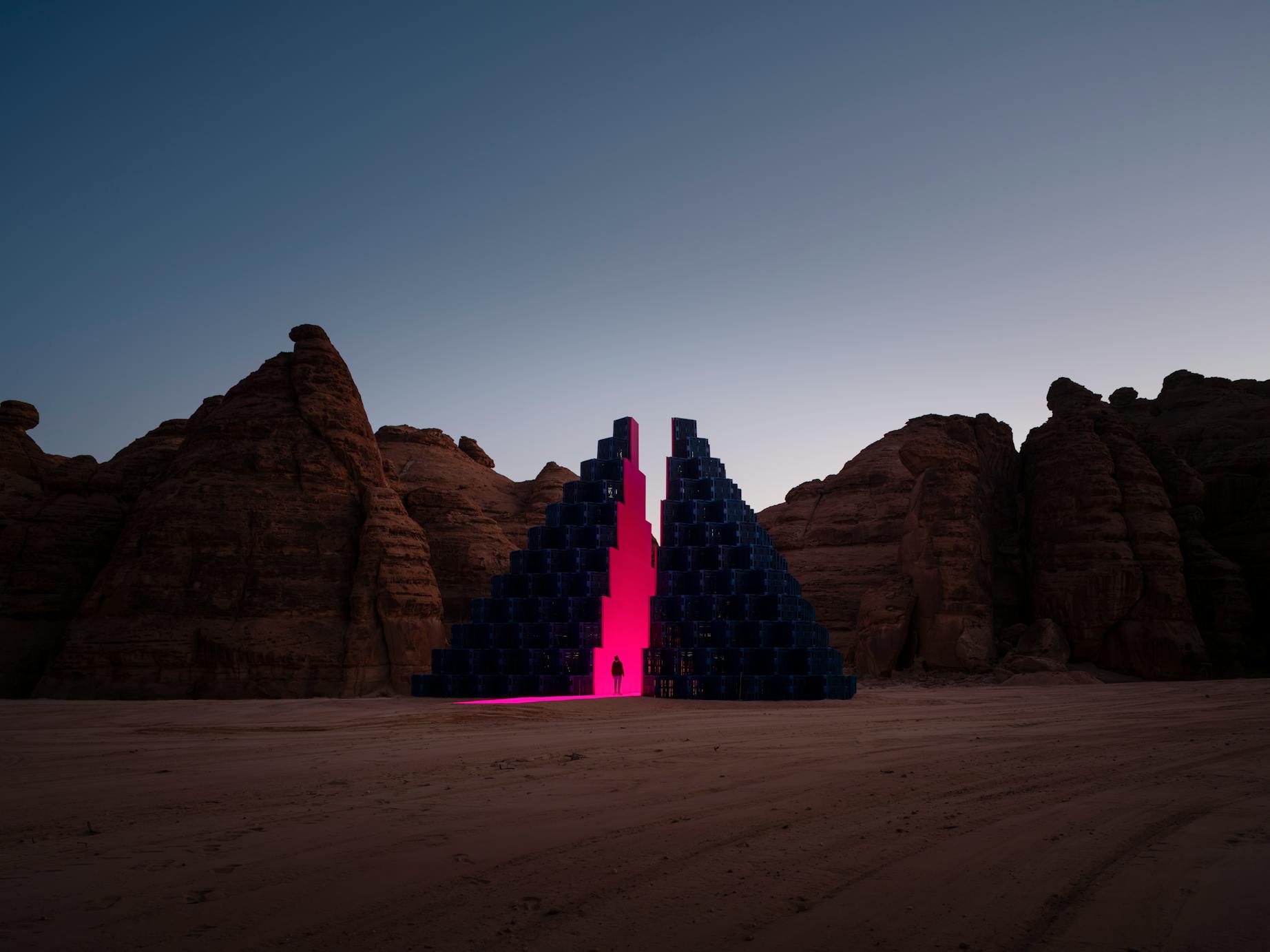 Rashed Al Shashai A Concise Passage installation view at Desert
